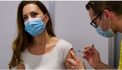 Херцогинята на Кеймбридж сподели снимка в туитър на която получава